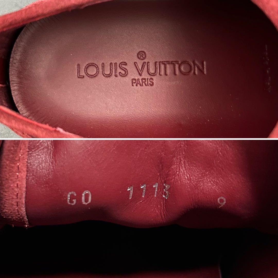 【専用】ルイヴィトン オンザロード スニーカー バンダナ柄 メンズ ボルドー 9