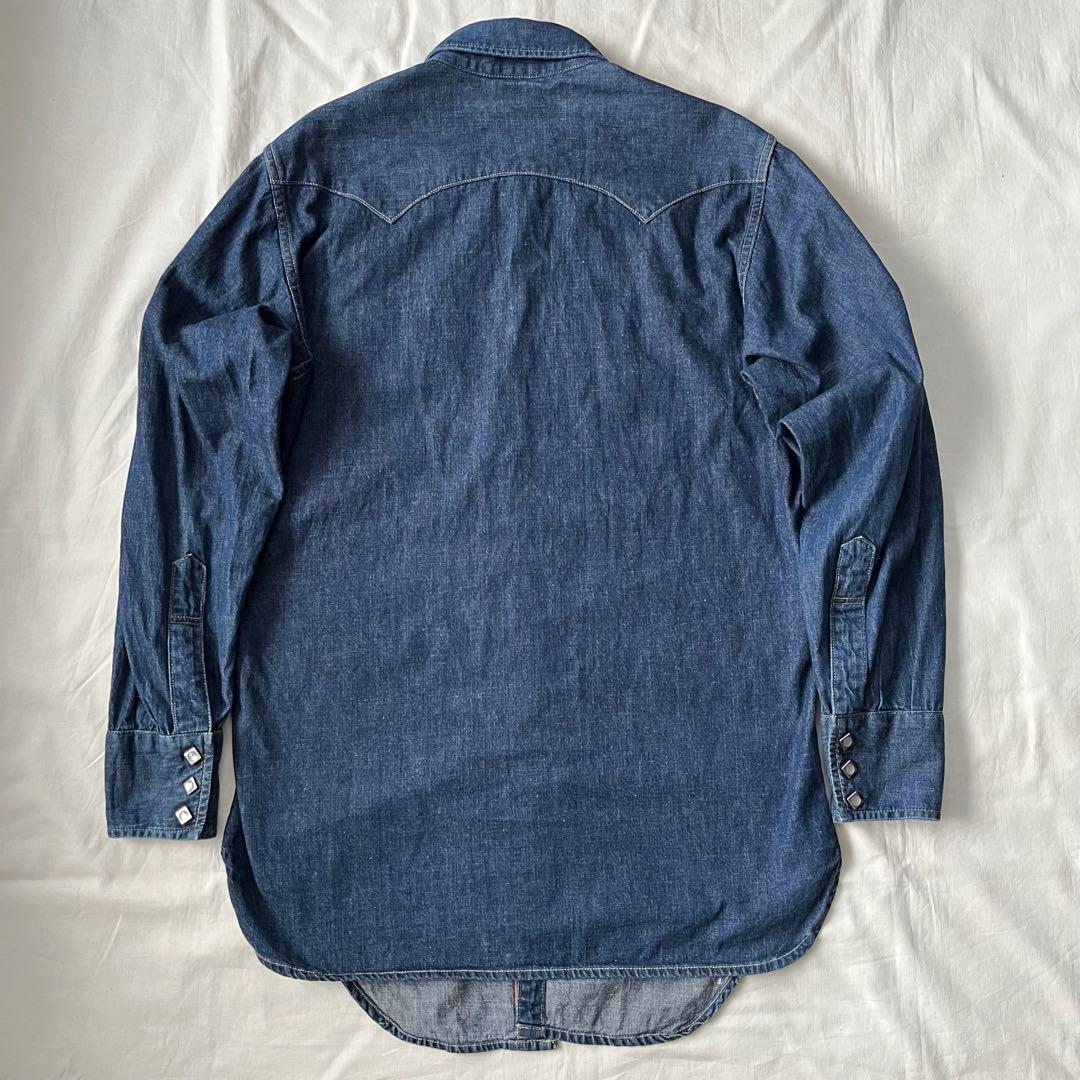 Levis ショートホーン デニム ウエスタン シャツ 日本製 リーバイス