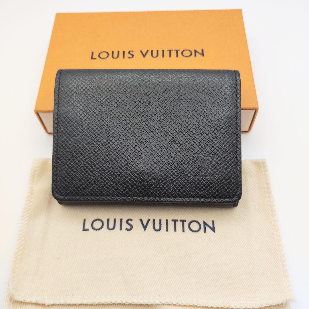 LOUIS VUITTON ルイヴィトン カードケース タイガ ブラック