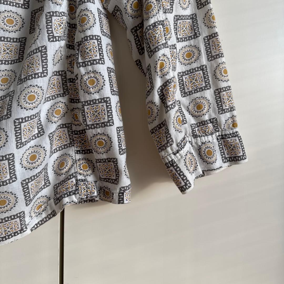 60s USA製 ヴィンテージ　総柄パジャマシャツ コットン　最終値下げ