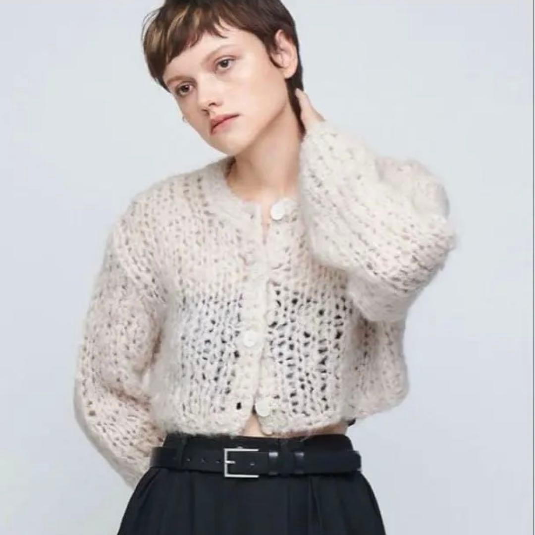 aewen matoph ハンドニットカーディガン