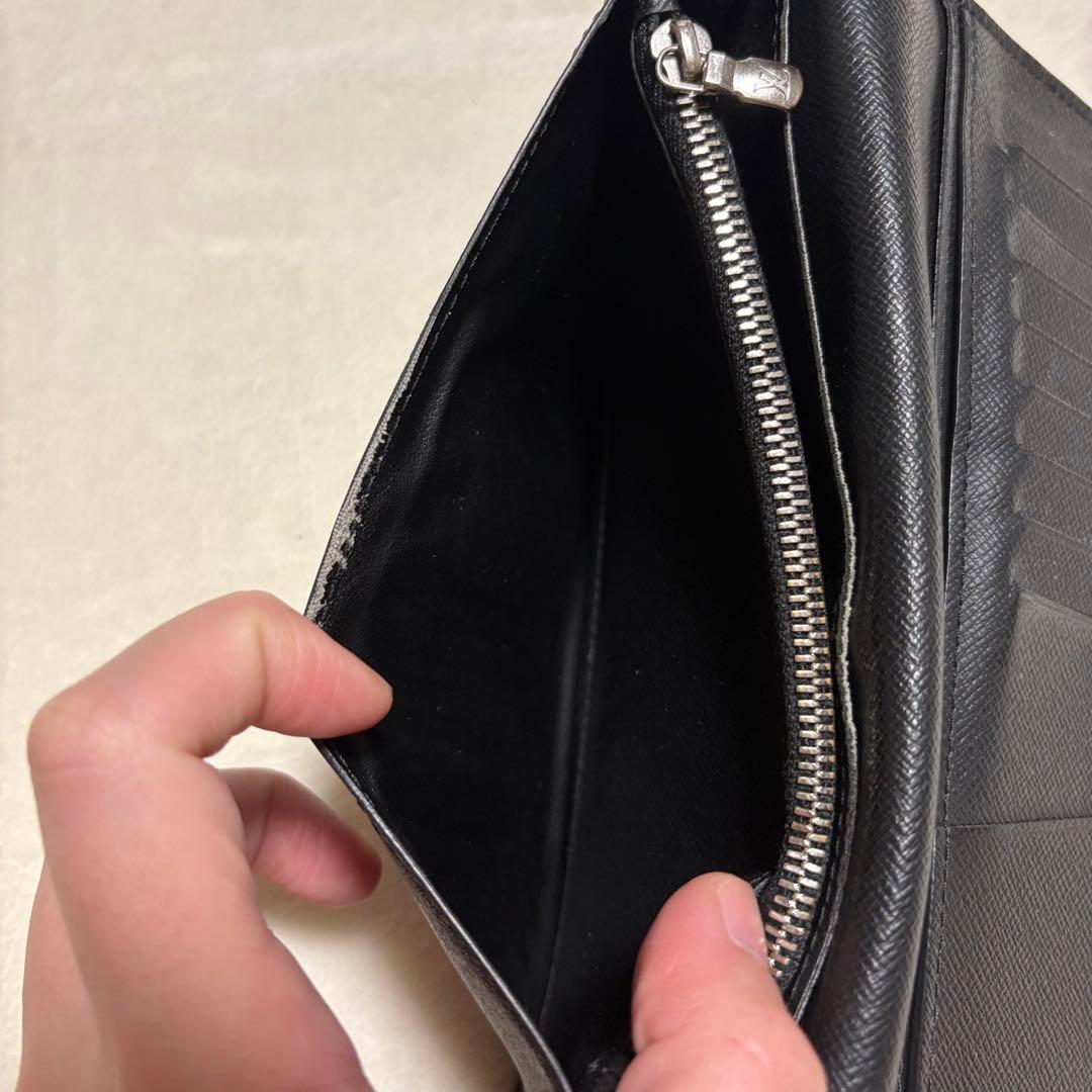 ルイヴィトン ポルトフォイユ・ブラザ・タイガ 長財布 ブラック 正規品