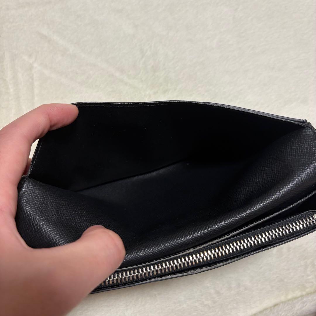 ルイヴィトン ポルトフォイユ・ブラザ・タイガ 長財布 ブラック 正規品