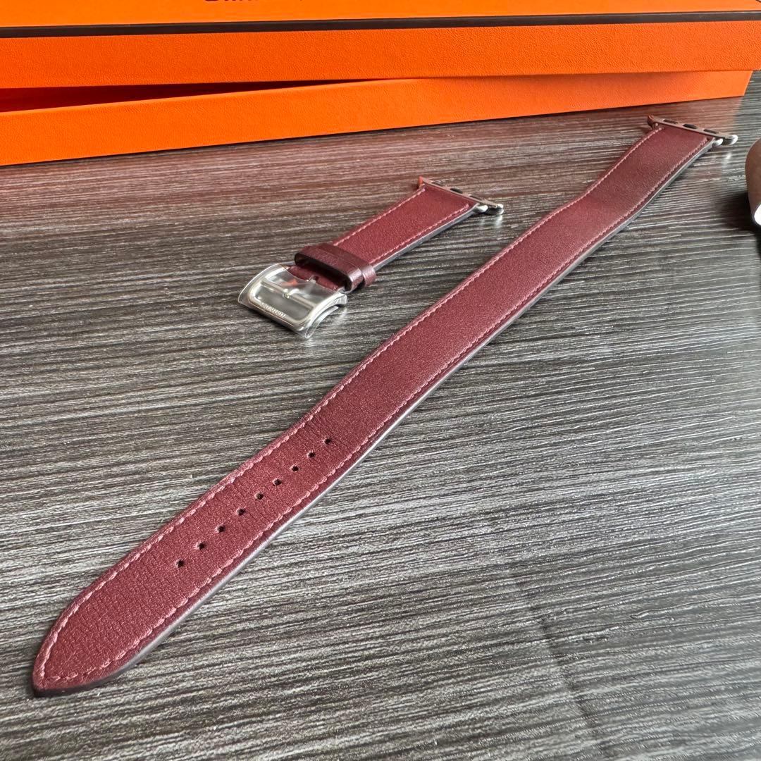 2596 ほぼ未使用　Apple Watch エルメス　ボルドードゥブルトゥール