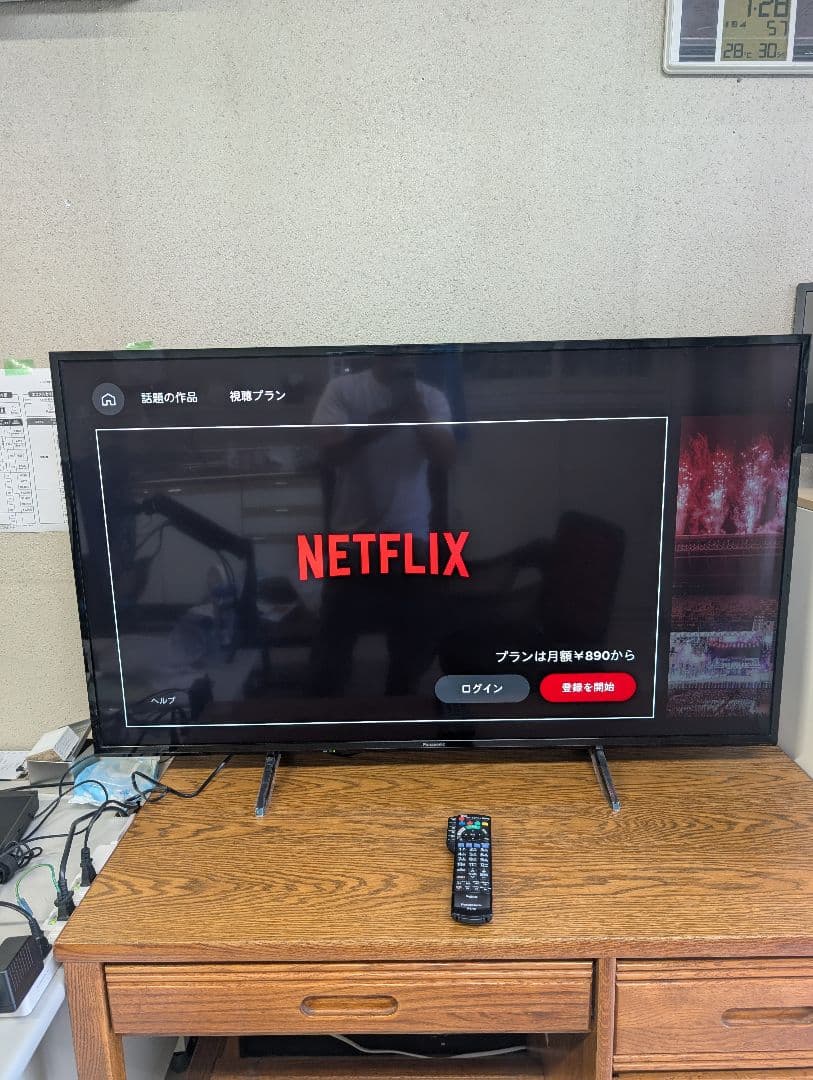 panasonic ビエラ49型 4K液晶テレビ TH-49GX755