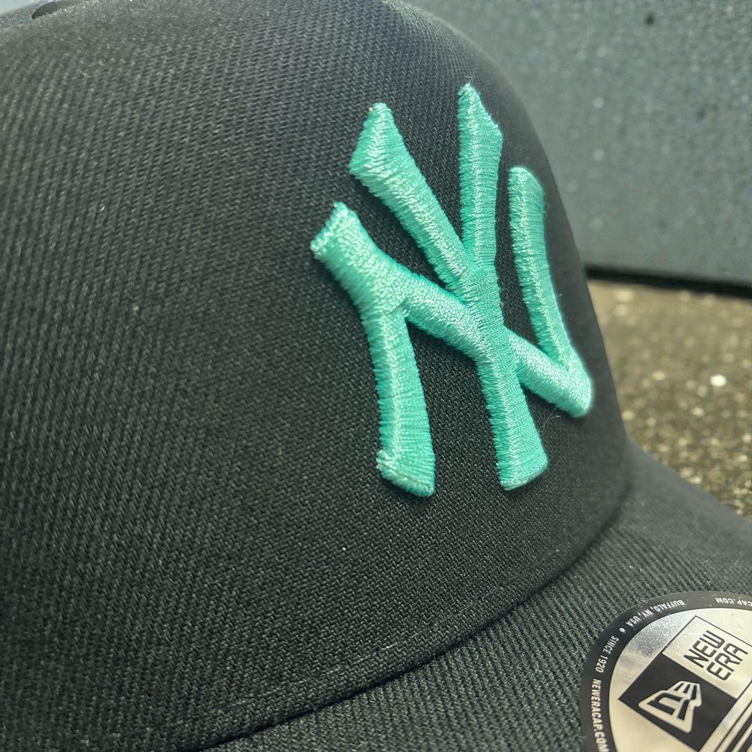 【希少・海外限定】1点New Era 9FORTY ブラック/ティファニーブル