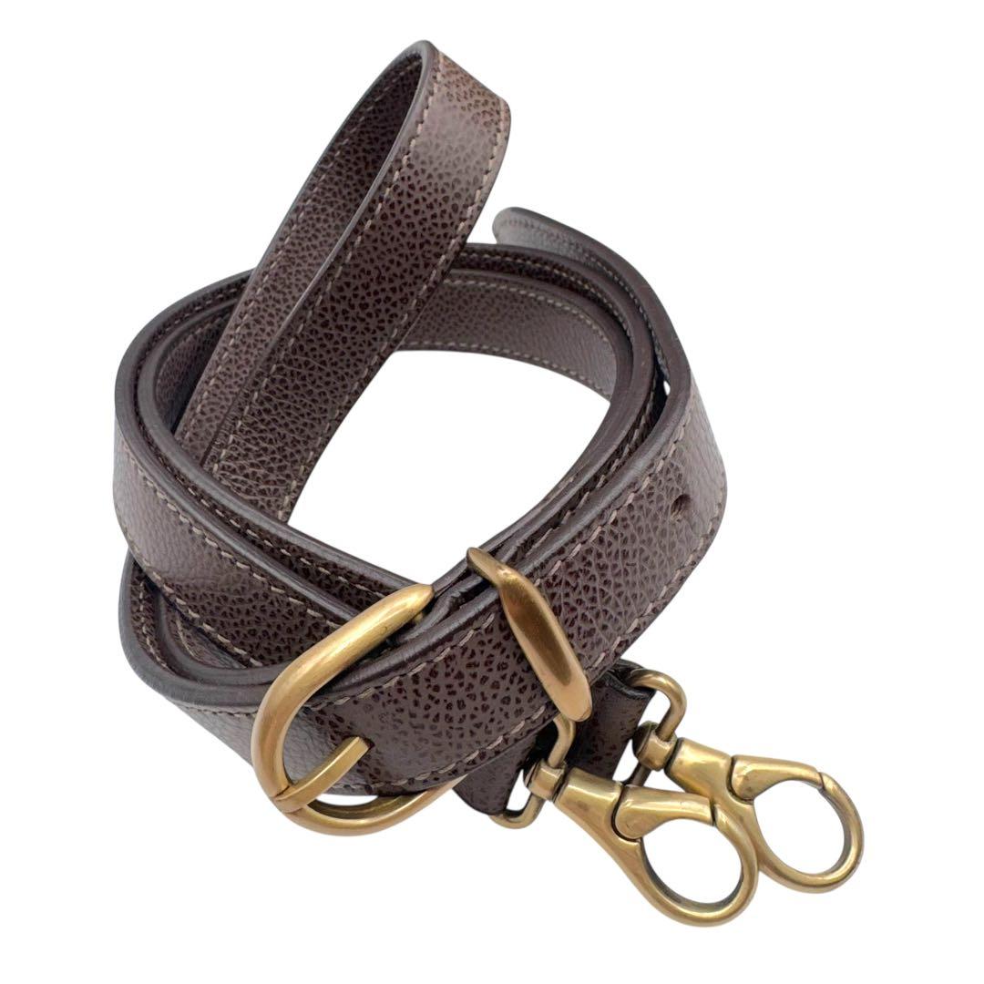 COACH コーチ 2way ハンドバッグ ショルダー付 フルグレインレザー