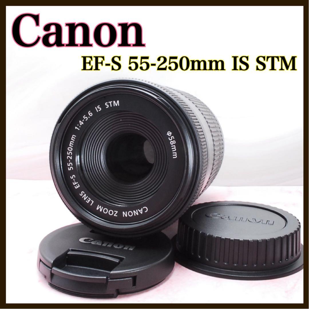 大人気❣️Canon EF-S 55-250mm IS STM 高性能望遠レンズ
