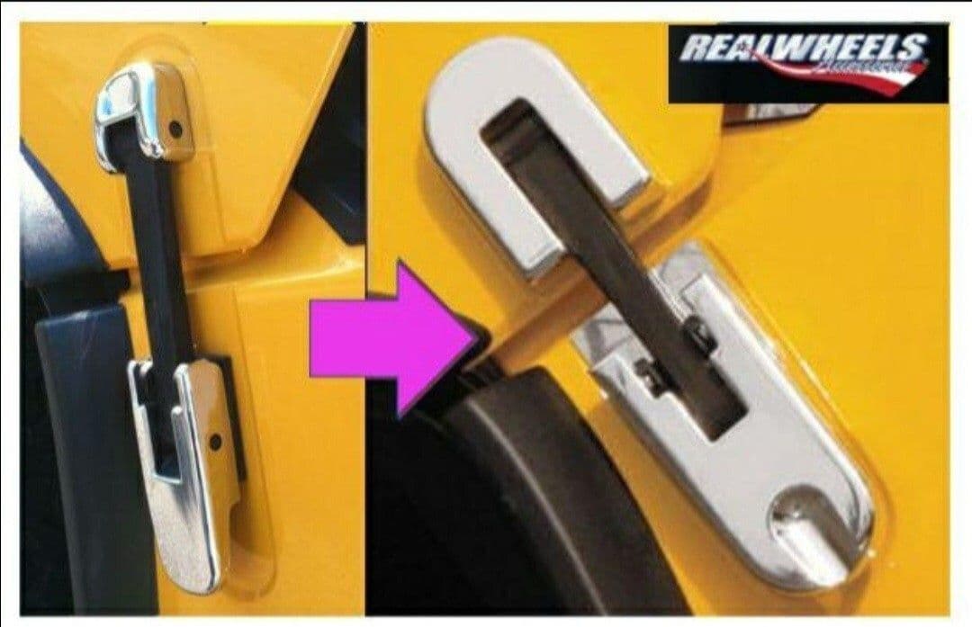 商談中【訳あり】ハマー　H2 ラッチハンドル　クリアルホイールズ製2点セット