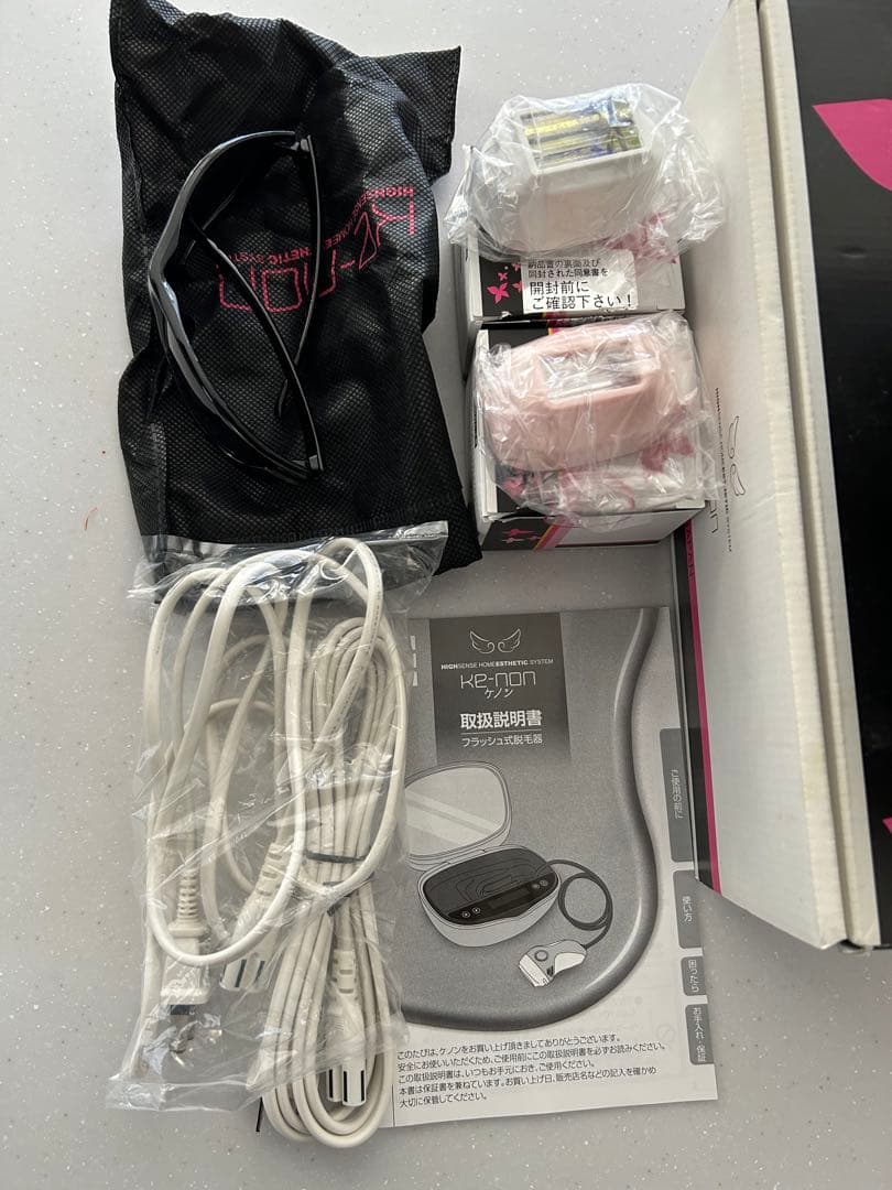 ケノン　脱毛器　ver8.0 カートリッジ3種付き