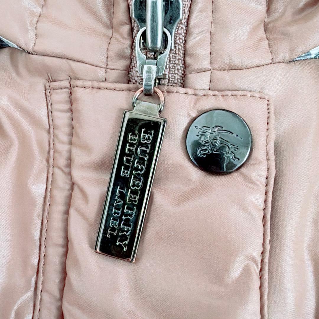 【バーバリー】極美品✨ダウンジャケット y2k ノバチェック ラクーンファー