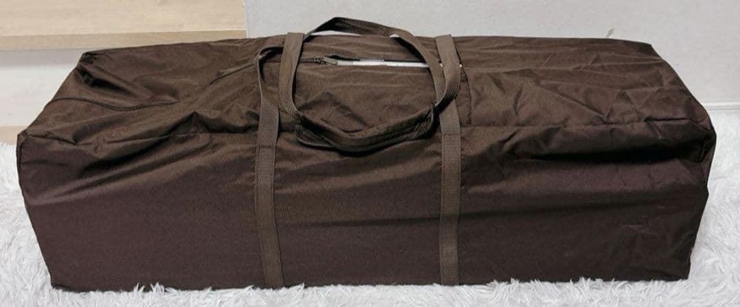 Aprica ココネルエアープラス ベビーベッド ブラウン 洗えるマット付