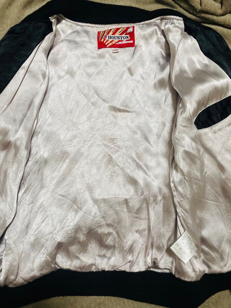 HOUSTON 日本限定 龍 スカジャン unisex vintage レーヨン