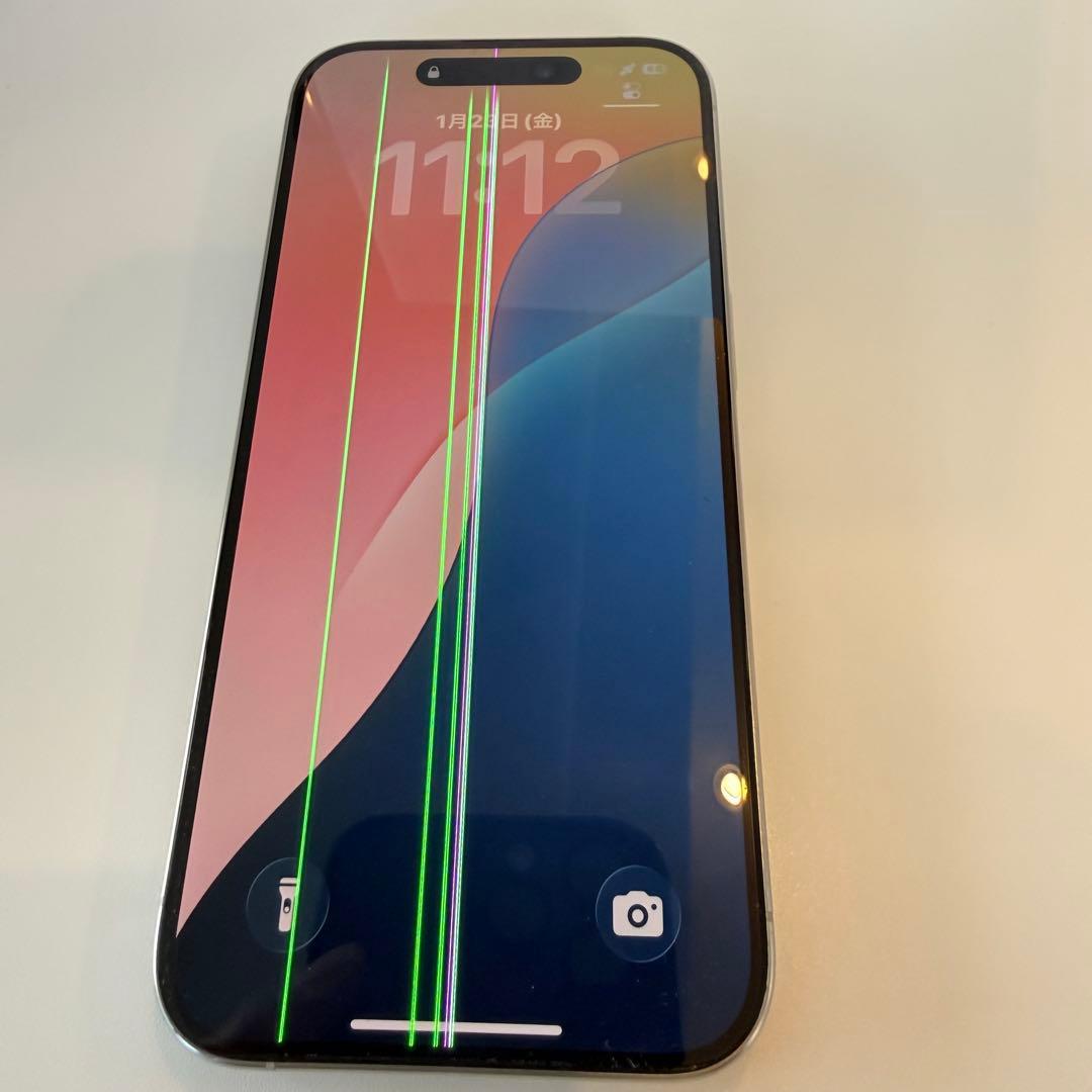 iPhone 15 Pro 265Gホワイト本体 ジャンク