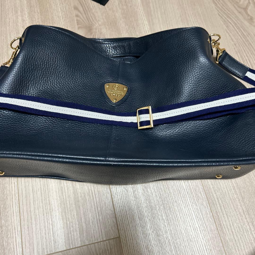 【週末価格】スタジオアタオ　バッグ　エルヴィ　ネイビー