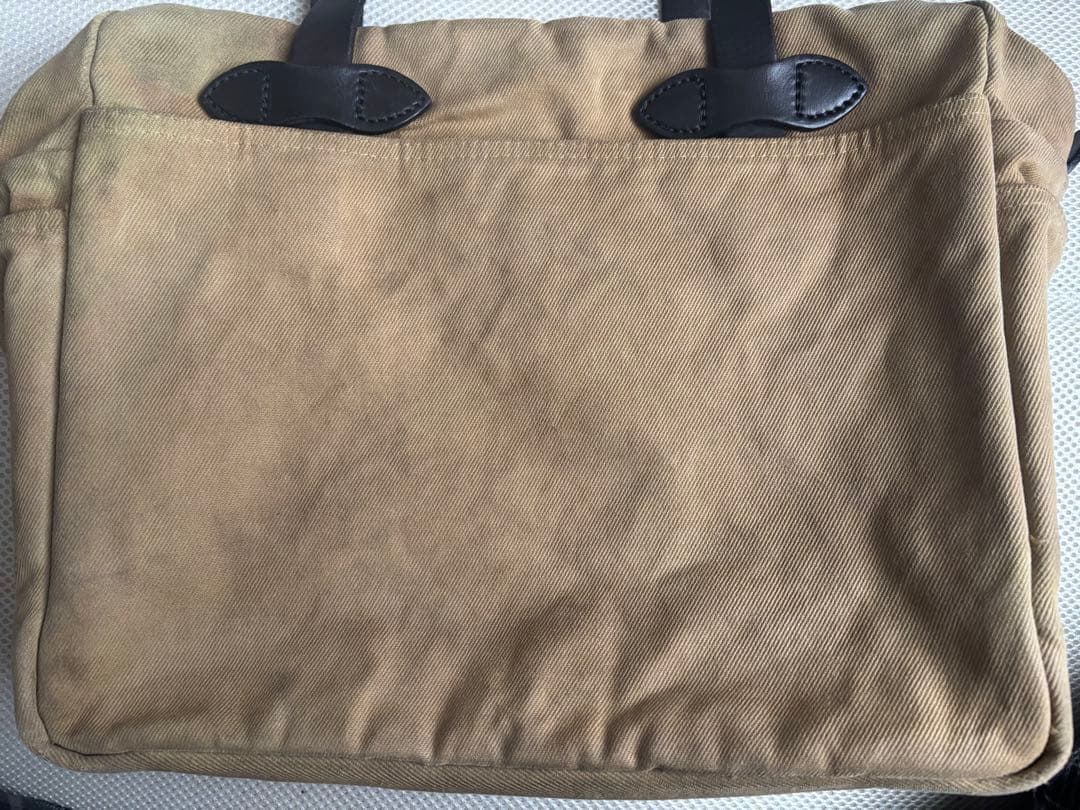 ピ*牧様 ベージュキャンバストートバッグfilson フィルソンラギッドツイル