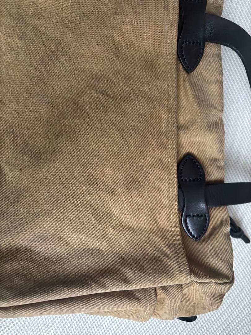 ピ*牧様 ベージュキャンバストートバッグfilson フィルソンラギッドツイル