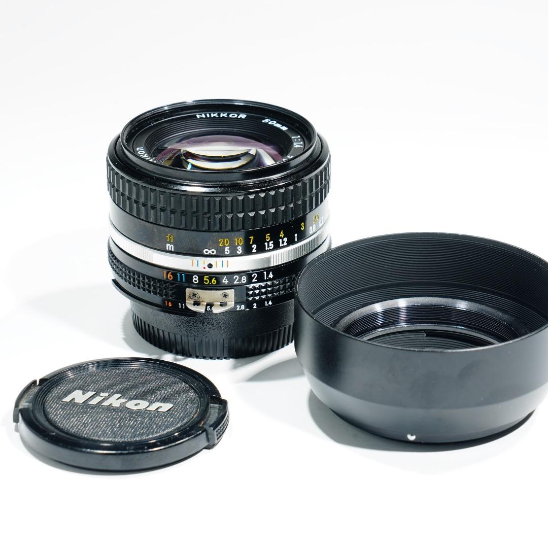 【極美品】ニコン Ai-s Nikkor 50mm F1.4 大口径 803