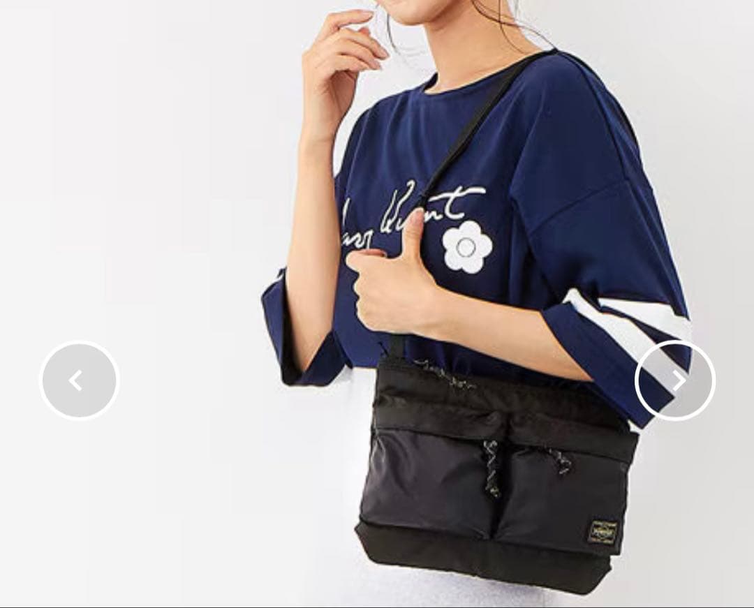 ポーター FORCE ショルダーバッグ ブラック　お値下げ不可