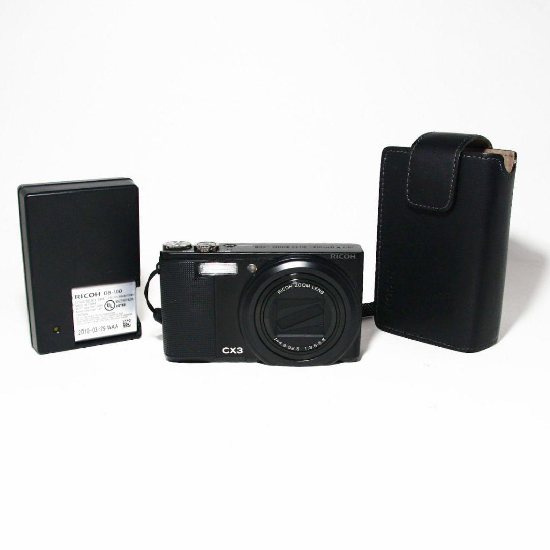 RICOH CX3 コンパクトデジタルカメラ 純正ケース付き 美品