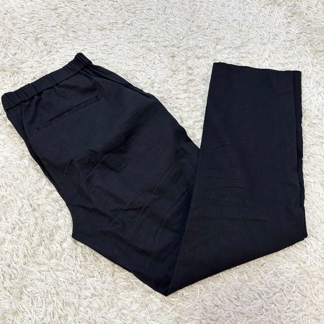 23年モデル✨ セオリー パンツスーツ セットアップ リネン混 ブラック 現行