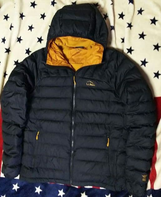 LLBeanエルエルビーンダウンフードジャケットUS−Mサイズ