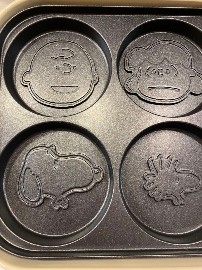 BRUNO PEANUTS コンパクトホットプレート エクリュ　スヌーピー