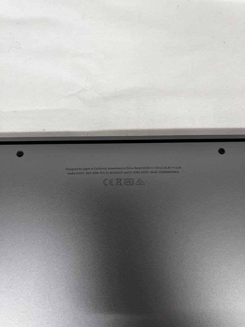 Macbook Air 2020 M1 SSD 256GB RAM 8GB 本体