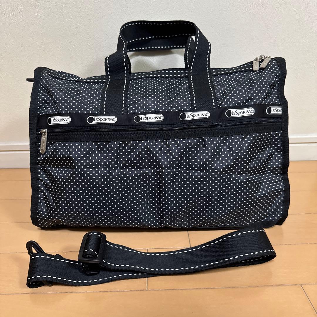 【美品】LeSportsac ドット柄 ボストンバッグ