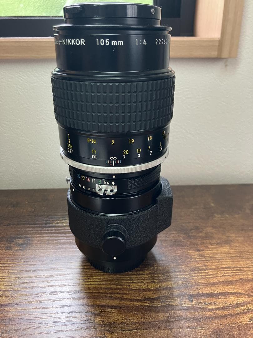 Nikon Ai Nikkor 105mm f/4+PN-11 美品 Fマウント