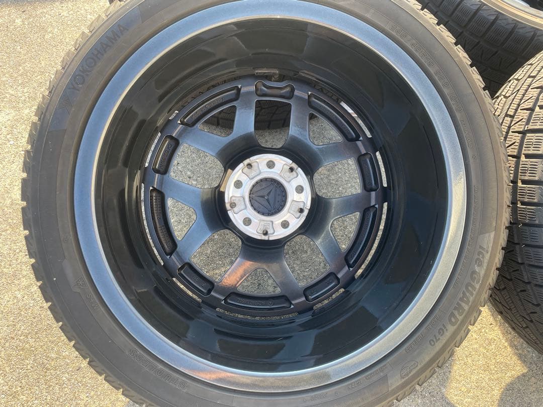 メルセデスベンツ・AMG ・E220d・スタッドレスタイヤ・発送たのメル便にて！