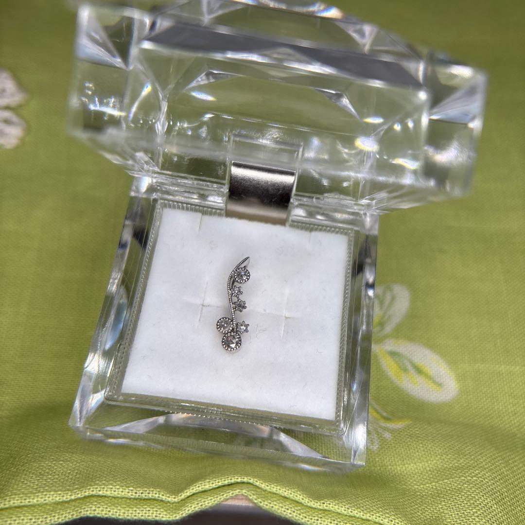 空*様 プラチナ900 ローズカットダイヤモンドペンダントトップ