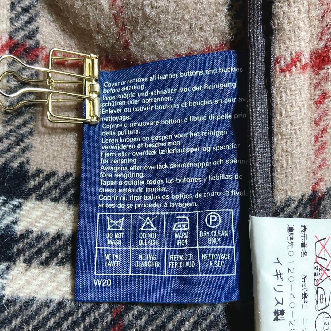 Kaminski ⭐️バーバリーズ　ダッフルコート　ノバチェック　ウール