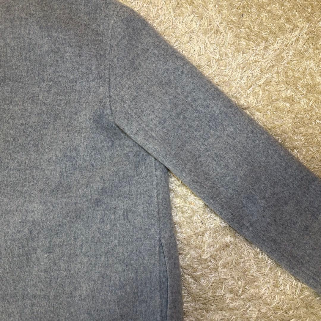 ☆極美品☆Theory セオリー　ダブルフェイス　カシミヤ混　ガウン　グレー