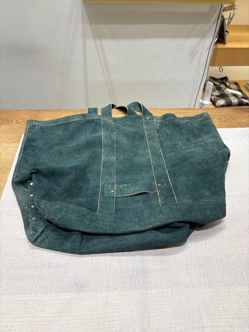 ［SEVEN BY SEVEN］LEATHER TOTE BAG - Green