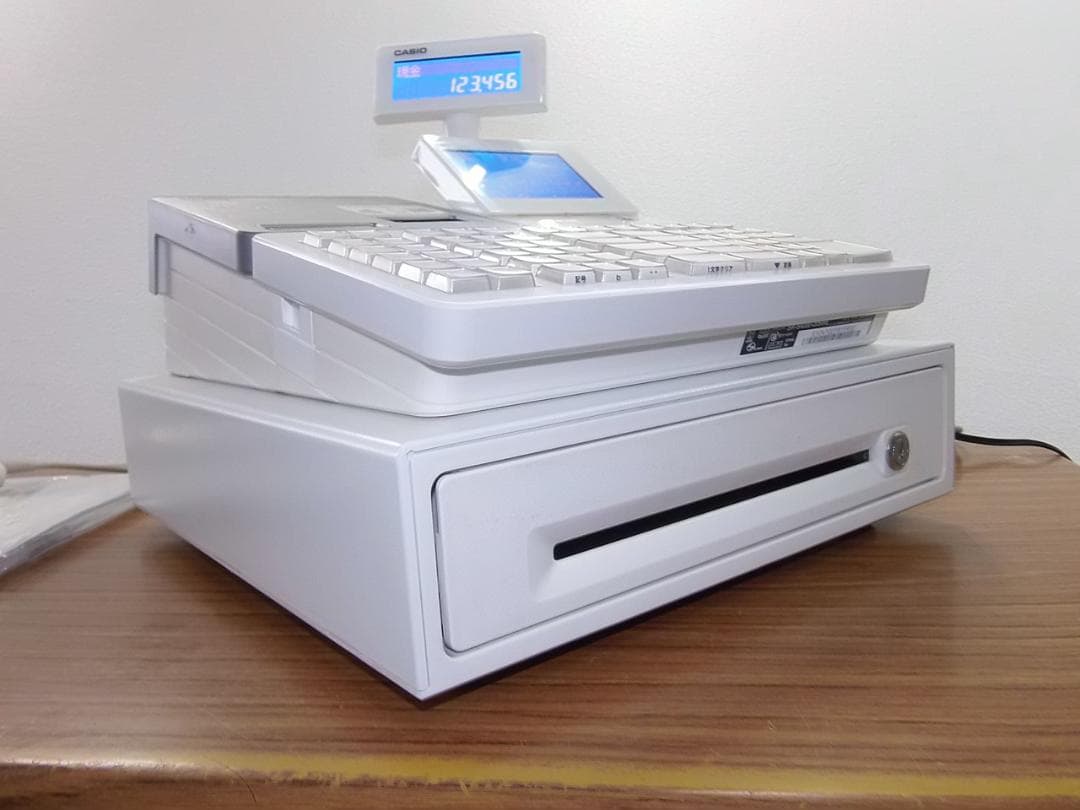 927設定無料スキャナ付キャッシュレスカシオSR-S4000インボイスレジスター