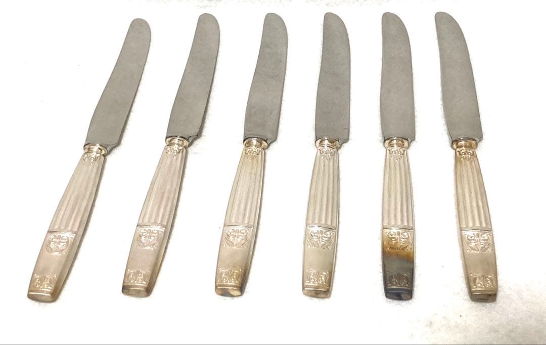 【希少 洋白銀】LUCKY WOOD ロッキンガム ディナーセット 24本