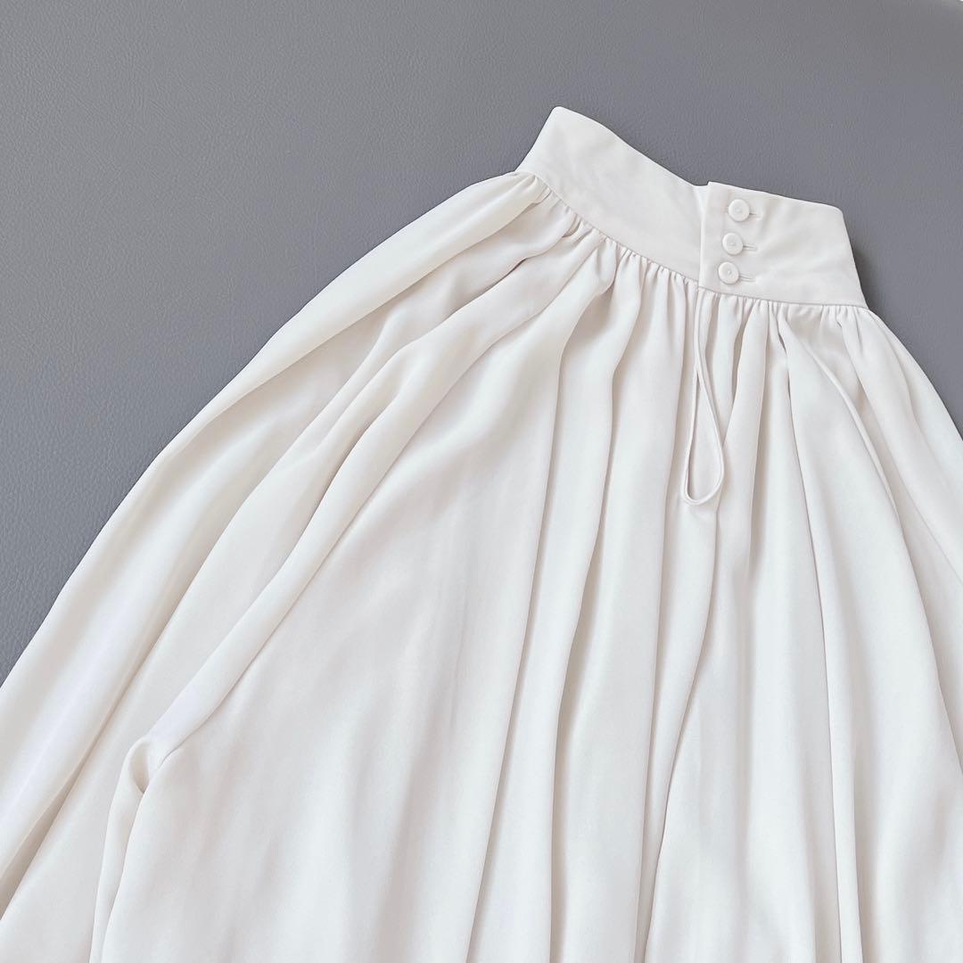 タグ付き✨BEIGE，RHYL ジョーゼット　スタンドカラー　ブラウス