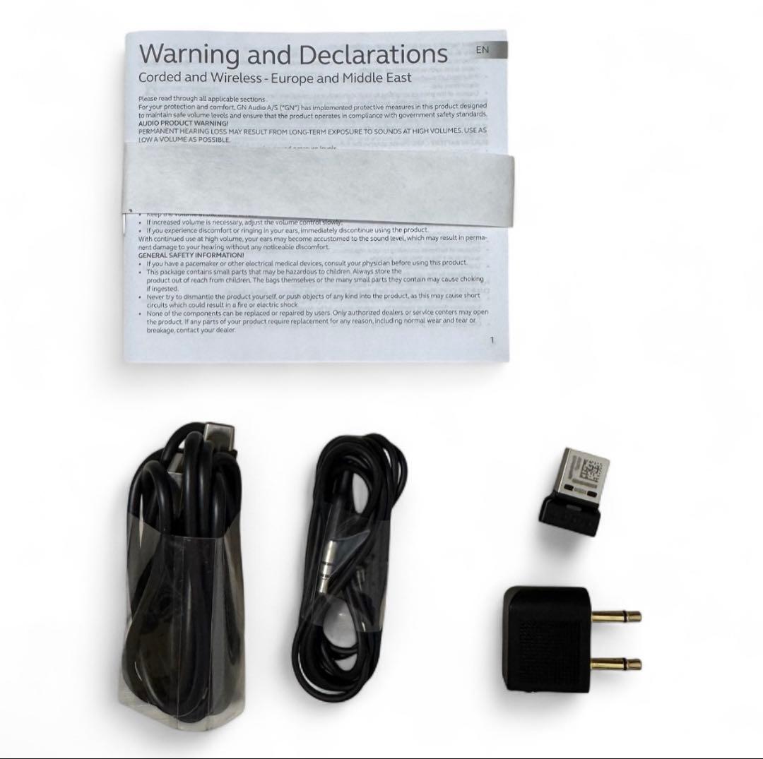 Jabra Evolve2 85 UC USB-A 純正新品イヤパッド交換済