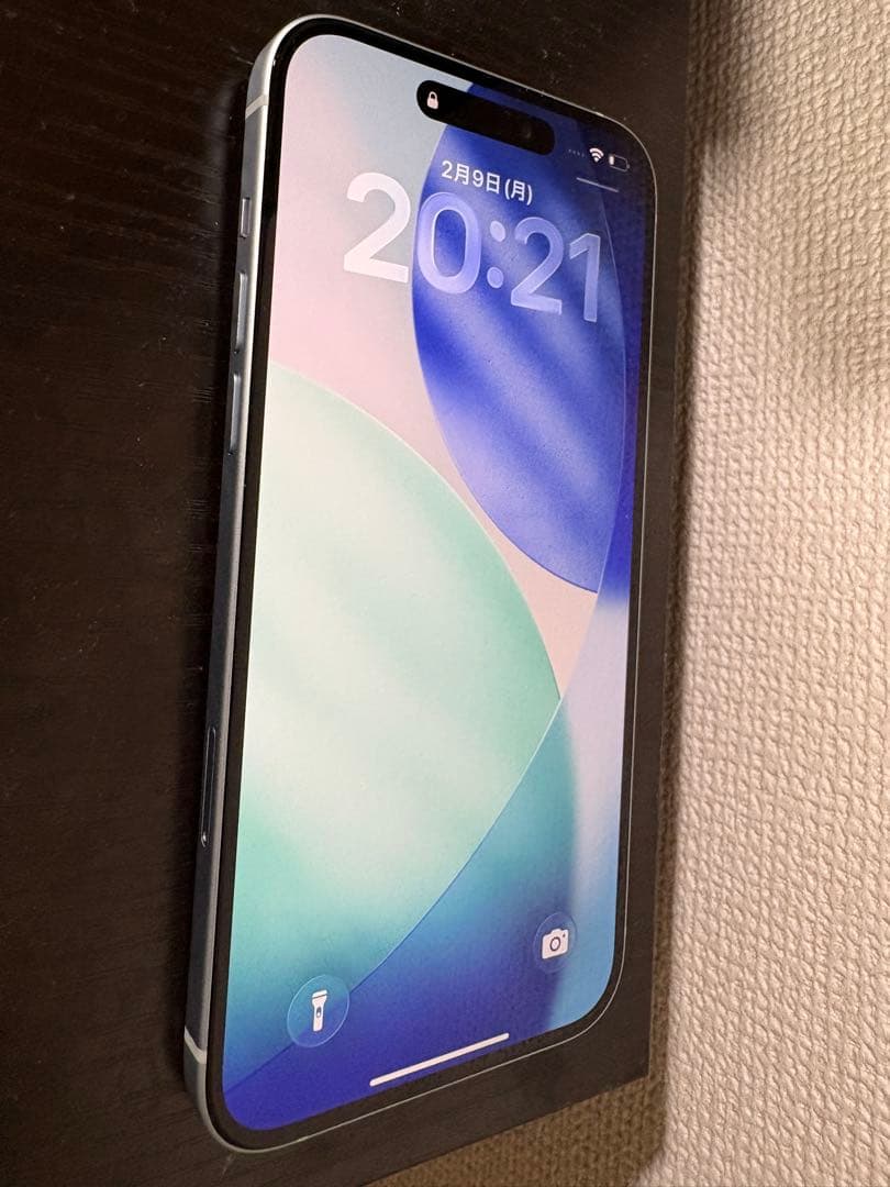 Apple iPhone 15 plus 128GB ブルー 本体と箱