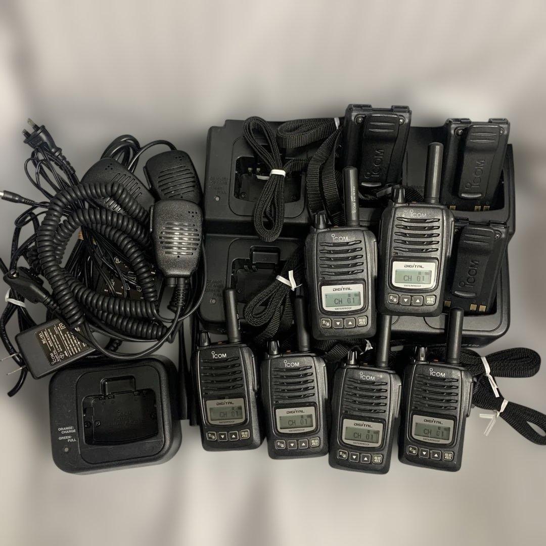 アイコム　デジタル簡易無線　5W IC-DU65C 6台セット 中古品