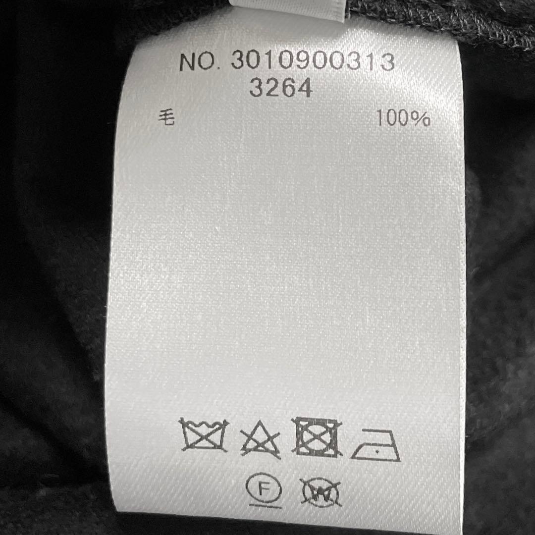 良品　ebure ウール　プルオーバー　V首　ブラウス　リボン　フレアスリーブ