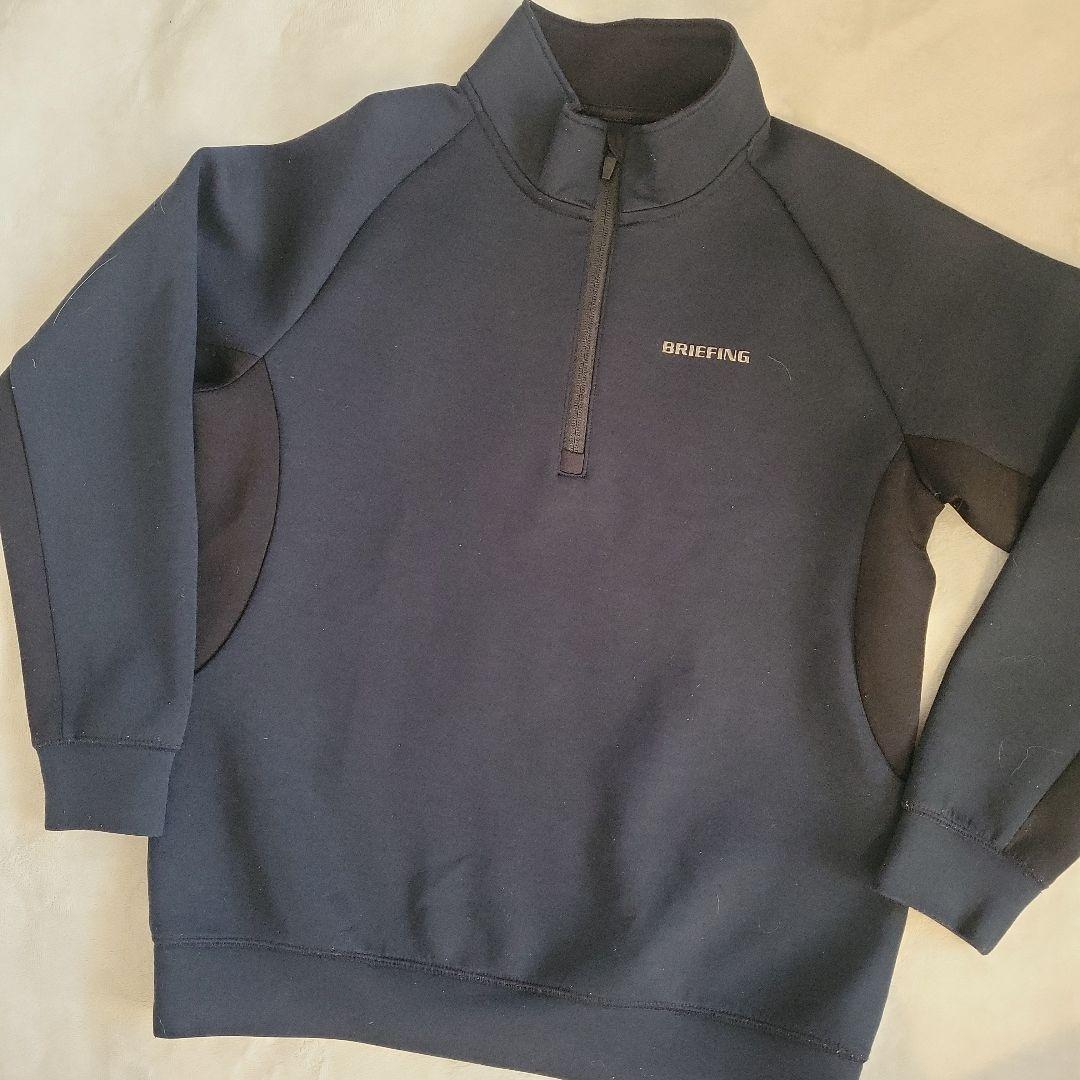 あったか❤BRIEFING ウォームシリーズ 3Dロゴハーフジップ☆