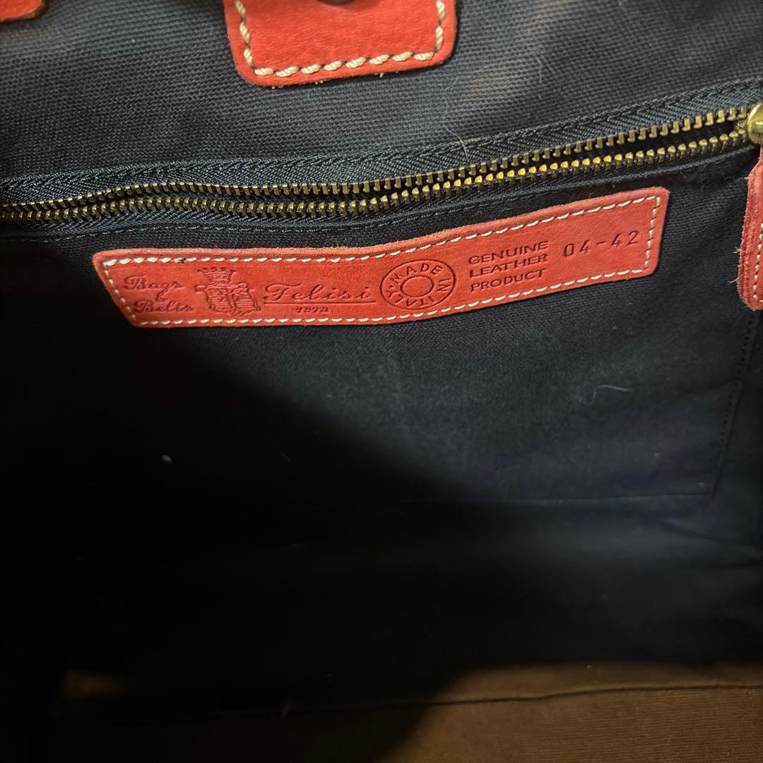 希少 未使用 保管品 Felisi フェリージ オールレザー ヌバッグ トート