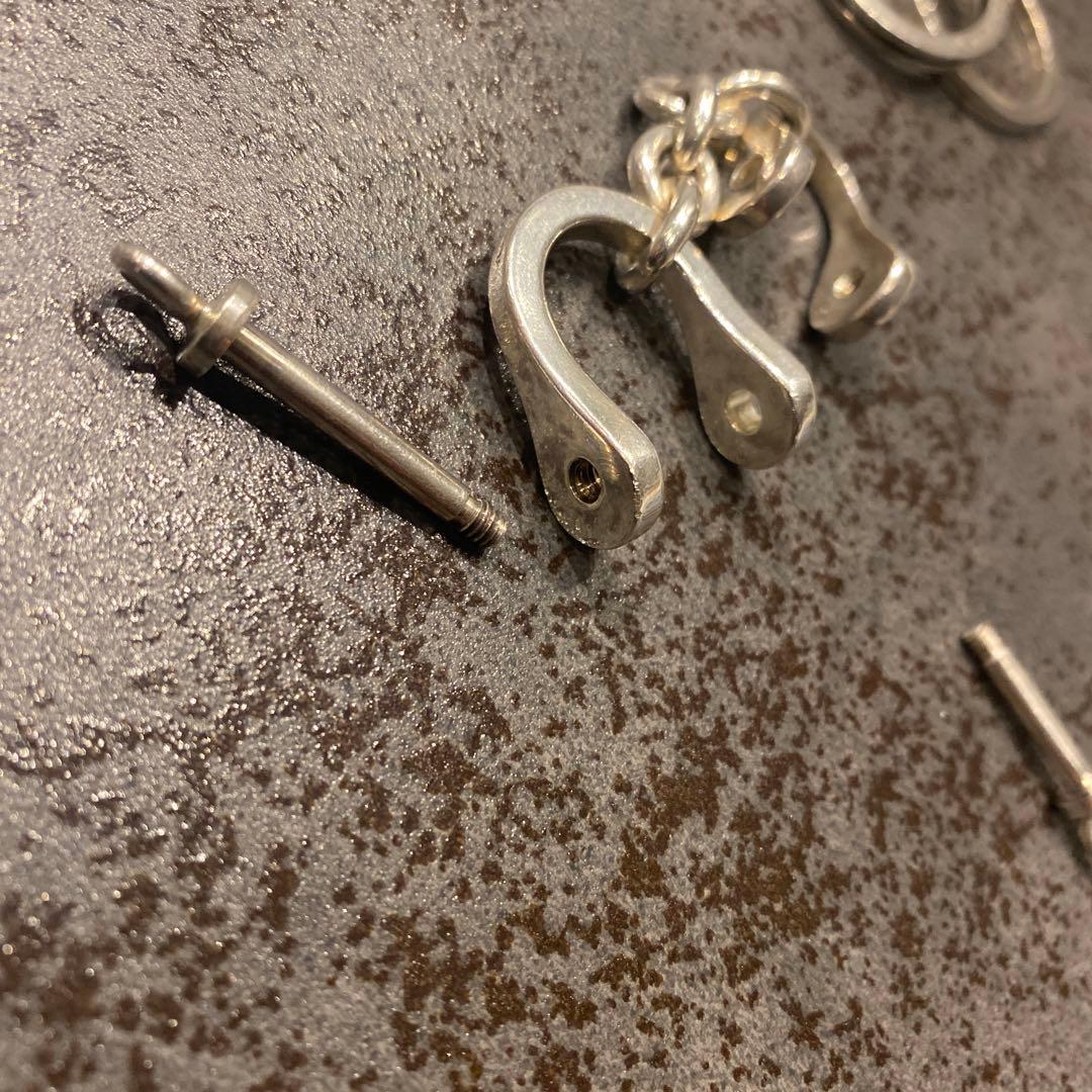 ティファニー Silver 925 シャックル キーホルダー リング 2個セット