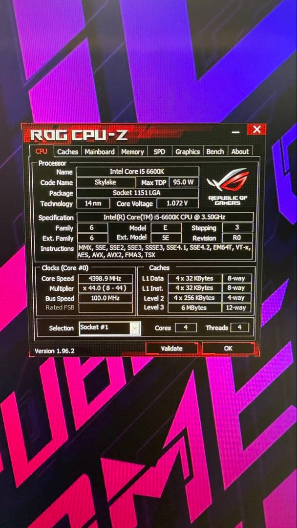 ASUS Z170 PRO GAMING マザーボード/6600K/16GB