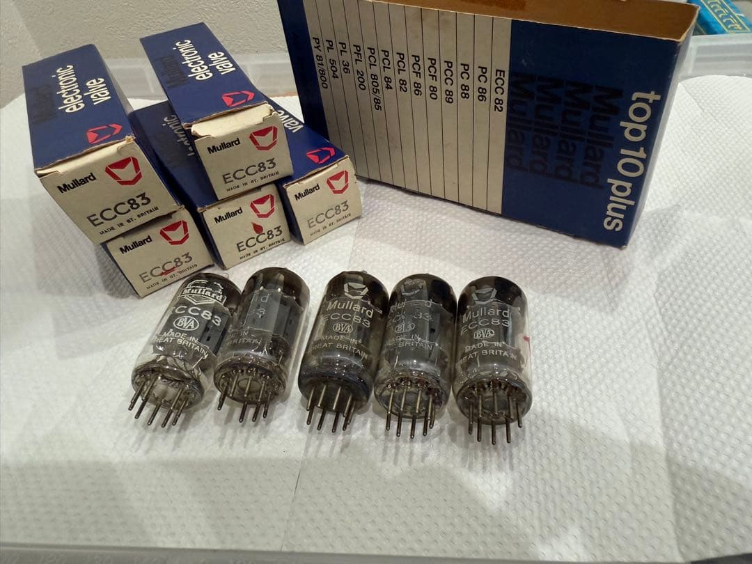 Mullard ECC83 真空管 5本セット