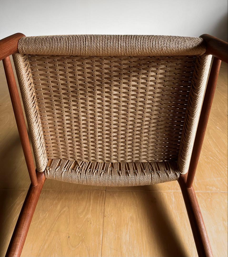 Niels Moller Model 75 チーク ペーパーコード張替え後未使用