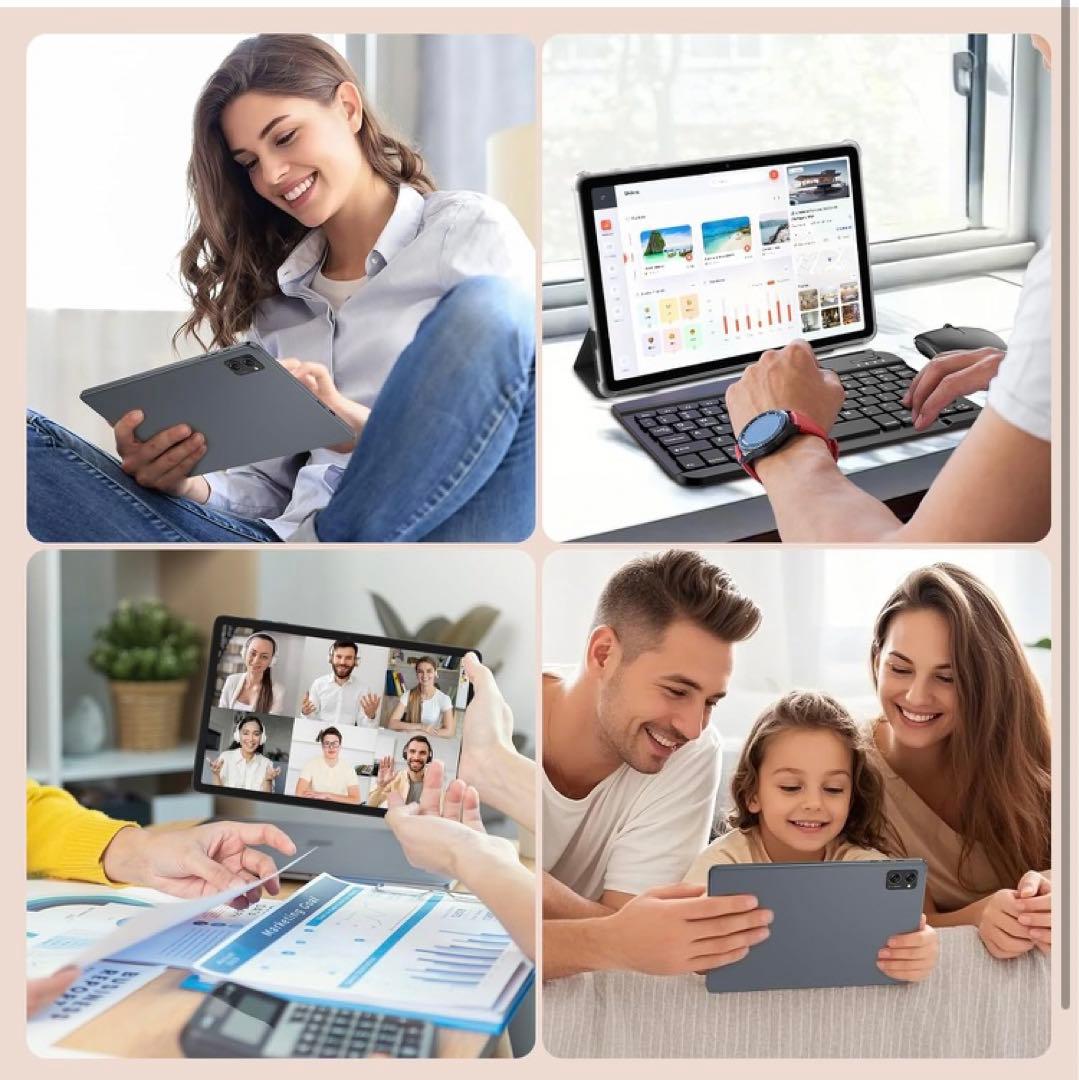 タブレット 10インチ Wi-Fi 24GB RAM(8+16)+256GB