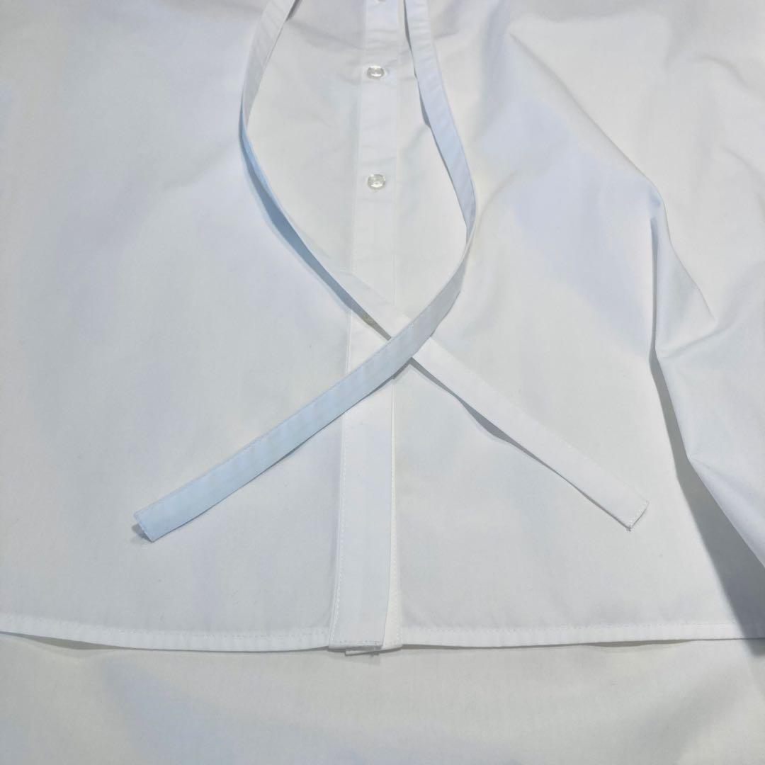 新品未使用タグ付き　CADUNE カデュネ フリル襟ブラウス　ボウタイ　シャツ